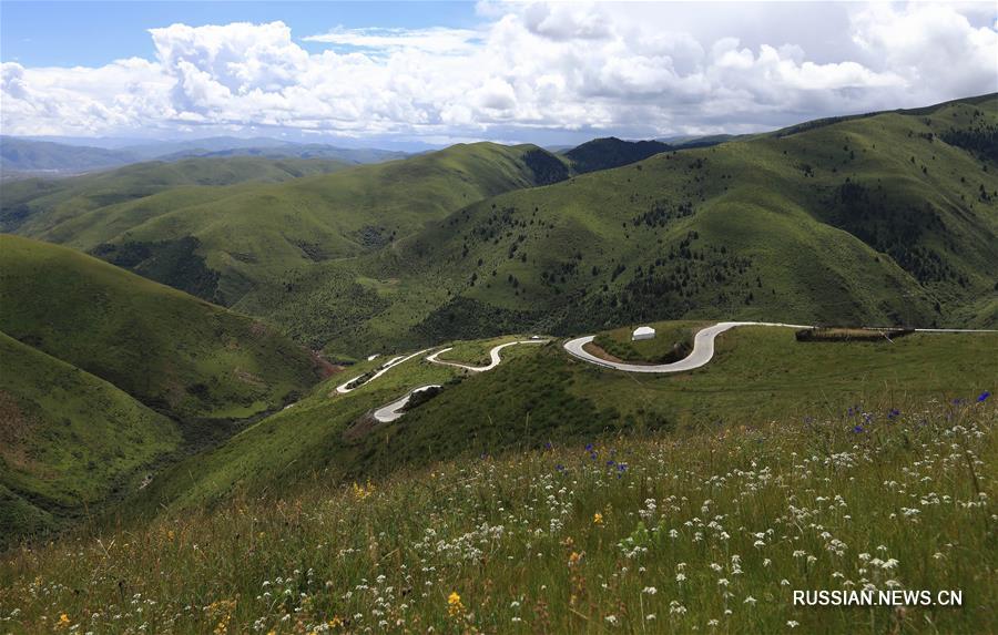 "Небесная дорога" достатка в горах уезда Жантан