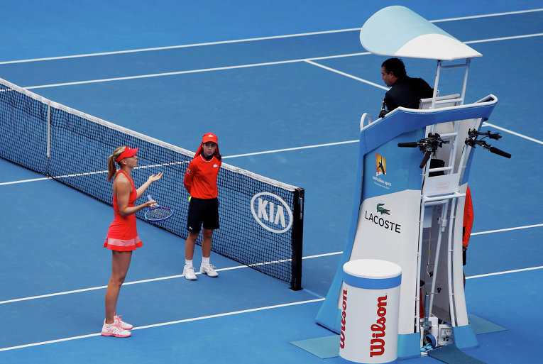 Российская теннисистка Мария Шарапова на Australian Open 2015