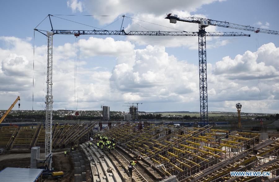 （体育）（7）足球&mdash;&mdash;俄罗斯世界杯城市萨兰斯克