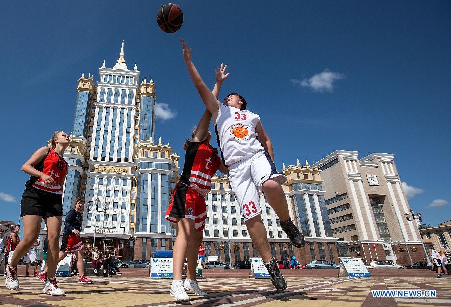 （体育）（8）足球&mdash;&mdash;俄罗斯世界杯城市萨兰斯克