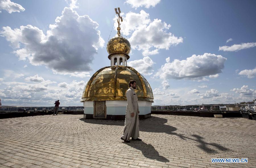 （体育）（10）足球&mdash;&mdash;俄罗斯世界杯城市萨兰斯克