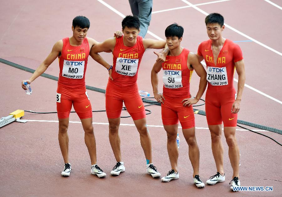 （田径世锦赛）（7）田径——中国队创男子4X100米接力新的亚洲纪录