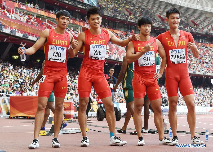 （田径世锦赛）（8）田径——中国队创男子4X100米接力新的亚洲纪录