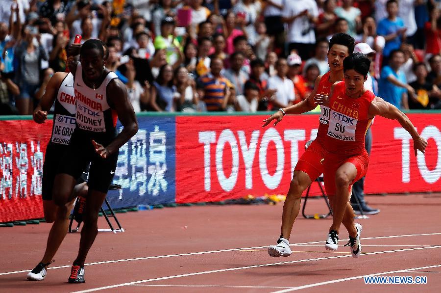 （田径世锦赛）（13）田径——中国队创男子4X100米接力新的亚洲纪录