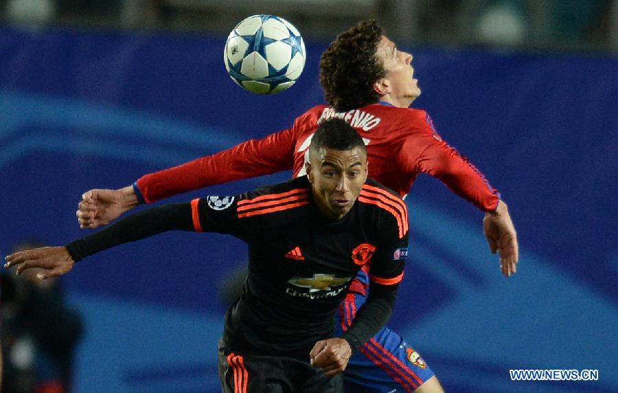 （体育）（7）足球&mdash;&mdash;欧冠：曼联平莫斯科中央