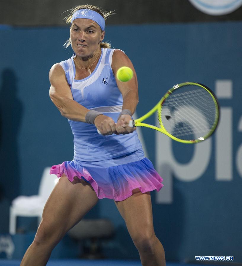 （体育）（4）网球&mdash;&mdash;悉尼公开赛：库兹涅佐娃夺冠