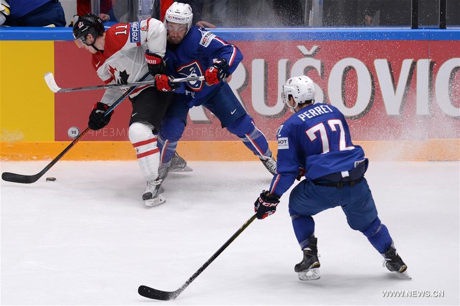 Хоккей -- Групповой этап чемпионата мира -- 2016: Канада -- Франция