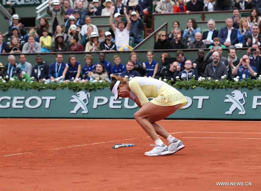 Испанка Г. Мугуруса стала победительницей Открытого чемпионата Франции по теннису-2016