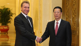 В Пекине состоялась встреча Чжан Гаоли и Игоря Шувалова