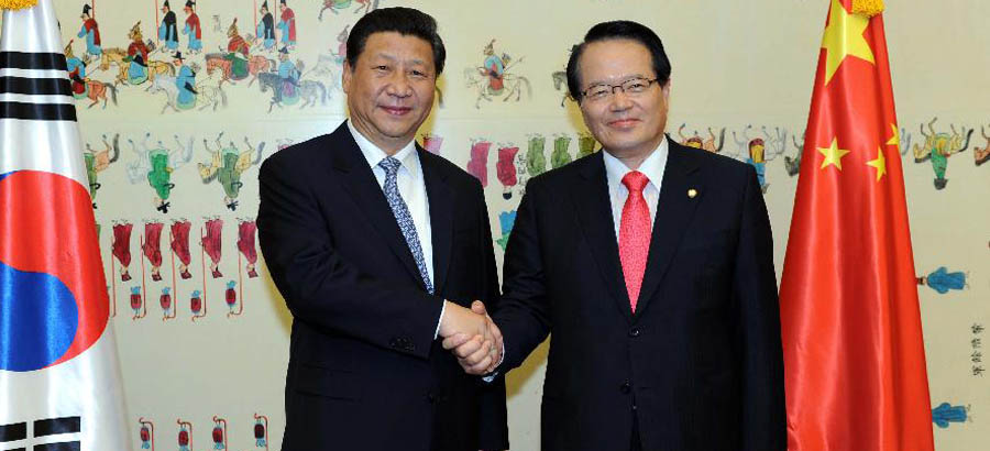 Си Цзиньпин встретился со спикером Национального собрания РК Чен Ый Хвой