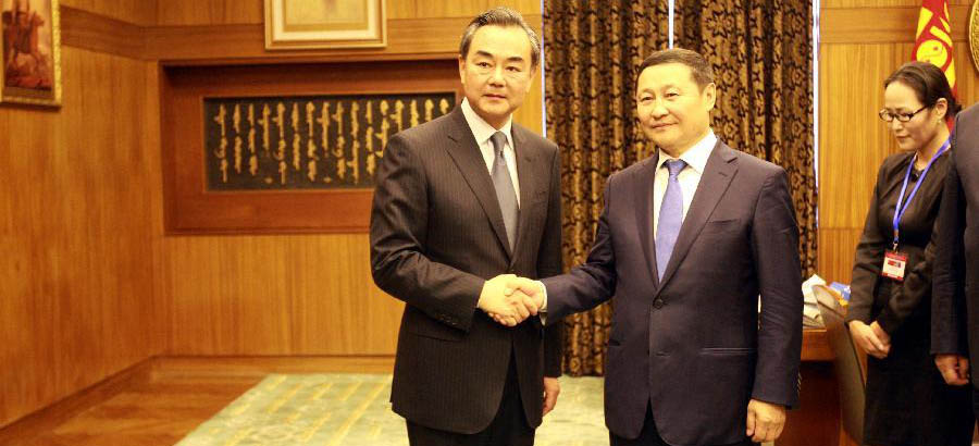 Ван И: Китай -- долгосрочный, надежный и стабильный партнер Монголии по сотрудничеству