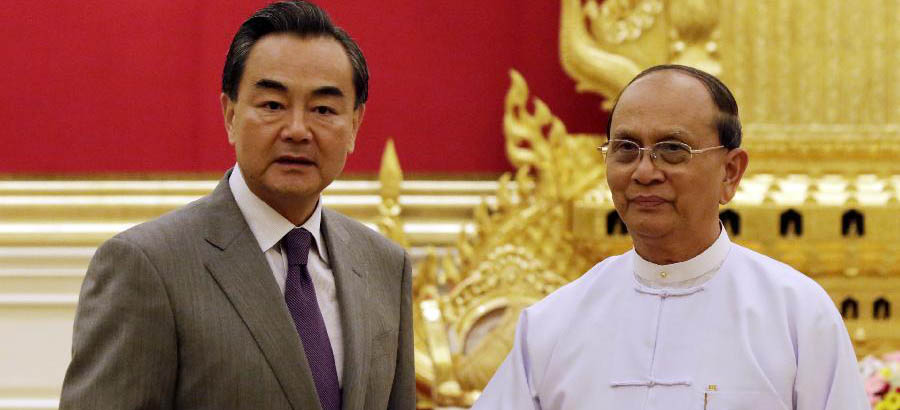 Президент Мьянмы У Тхейн Сейн встретился с министром иностранных дел КНР Ван И