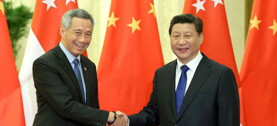 Си Цзиньпин встретился с премьером Сингапура
