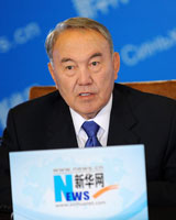 Онлайновая беседа Президента Казахстана Н.А.Назарбаева с китайскими пользователями Интернета на сайте Синьхуанет