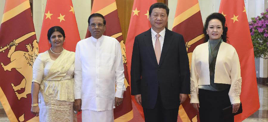 Председатель КНР Си Цзиньпин и президент Шри-Ланки Майтрипала Сирисена обсудили двусторонние отношения