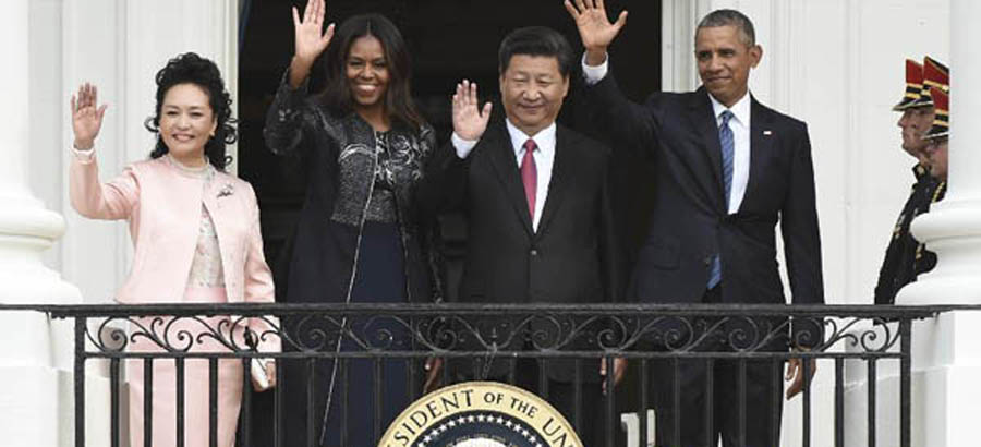 Барак Обама провел в Белом доме приветственную церемонию по случаю прибытия Си Цзиньпина
