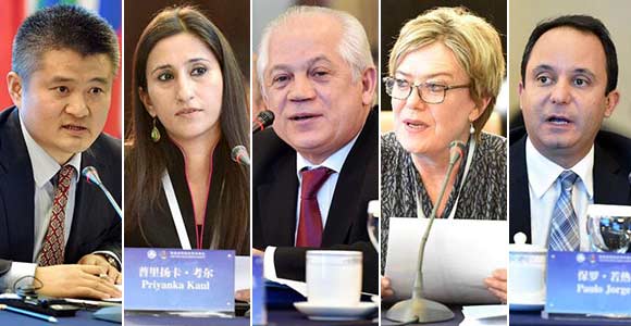 В первом Медиа-саммите стран БРИКС приняли участие руководители ведущих СМИ из указанных стран