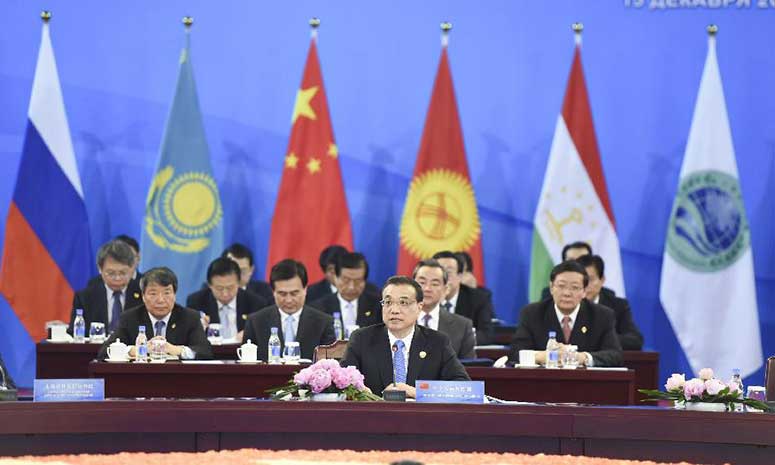 Ли Кэцян председательствовал на 14-м заседании Совета глав правительств стран-членов 
ШОС и выступил с новой инициативой по сотрудничеству