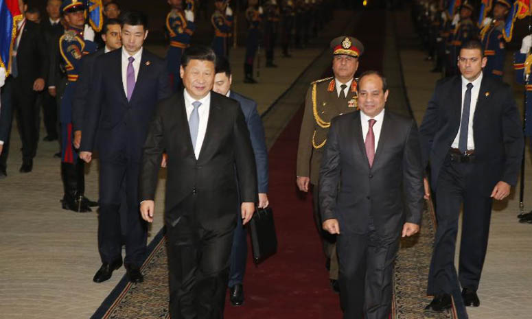 Си Цзиньпин прибыл в Каир с государственным визитом в Египет