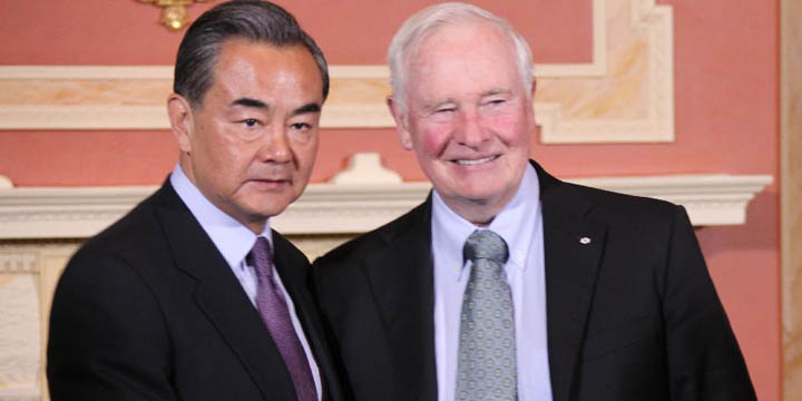 Генерал-губернатор Канады Д. Джонстон встретился с Ван И