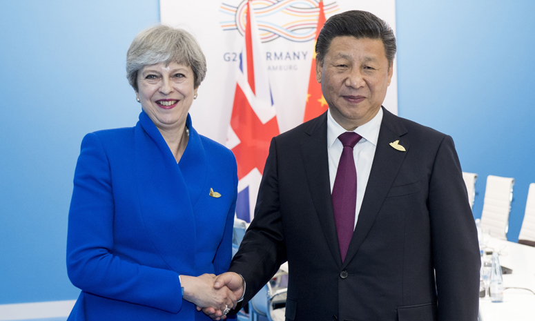 Си Цзиньпин встретился с премьер-министром Великобритании