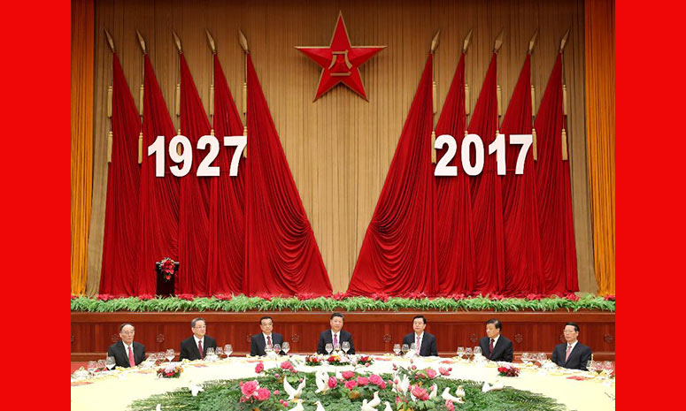 В Пекине состоялся торжественный прием по случаю празднования 90-й годовщины НОАК