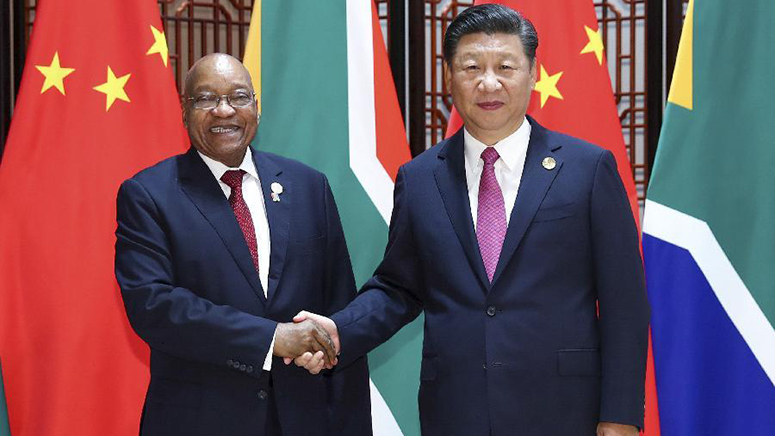 Председатель КНР Си Цзиньпин встретился в Сямэне с президентом ЮАР Дж. Зумой