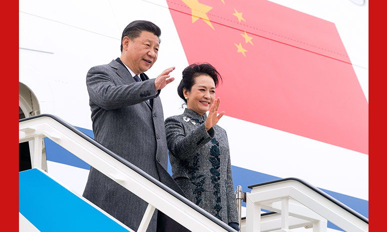 Председатель КНР Си Цзиньпин прибыл в Португалию с государственным визитом