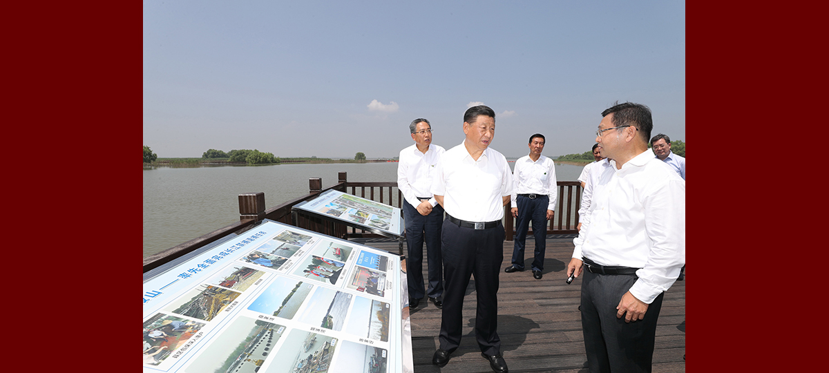 Си Цзиньпин совершил инспекционную поездку в город Мааньшань в провинции Аньхой