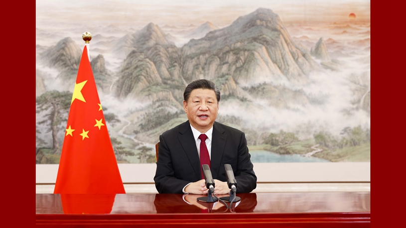 Си Цзиньпин присутствовал на виртуальном заседании ВЭФ-2022 и выступил на нем с речью