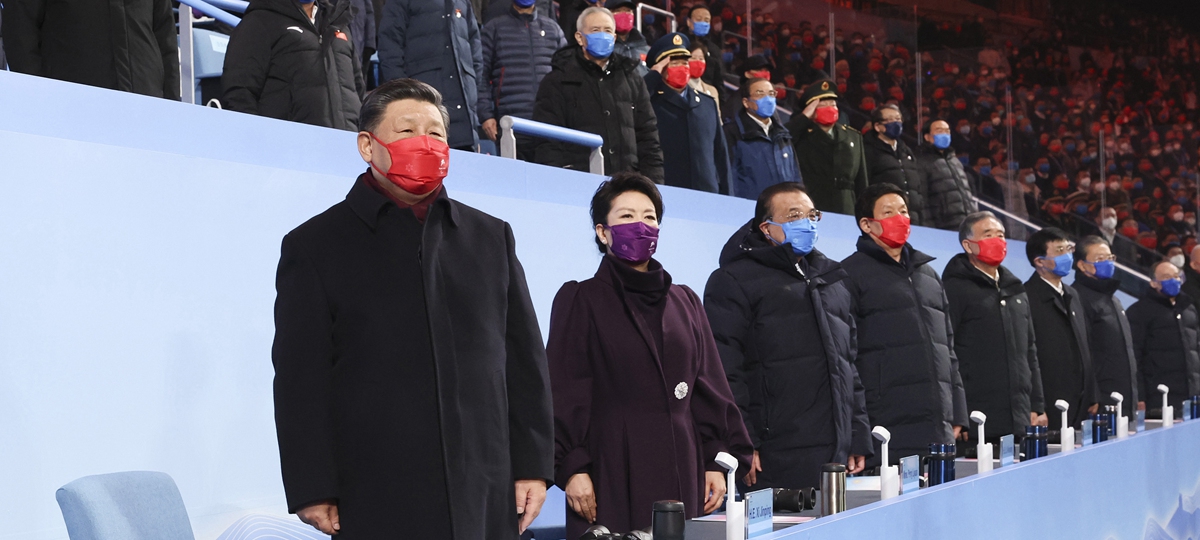 Си Цзиньпин присутствует на церемонии закрытия зимних Паралимпийских игр 2022 года в Пекине