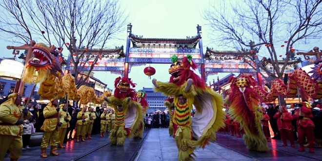 В зоне Цяньмэнь Пекина стартовали мероприятия по содействию потреблению по случаю праздника Весны