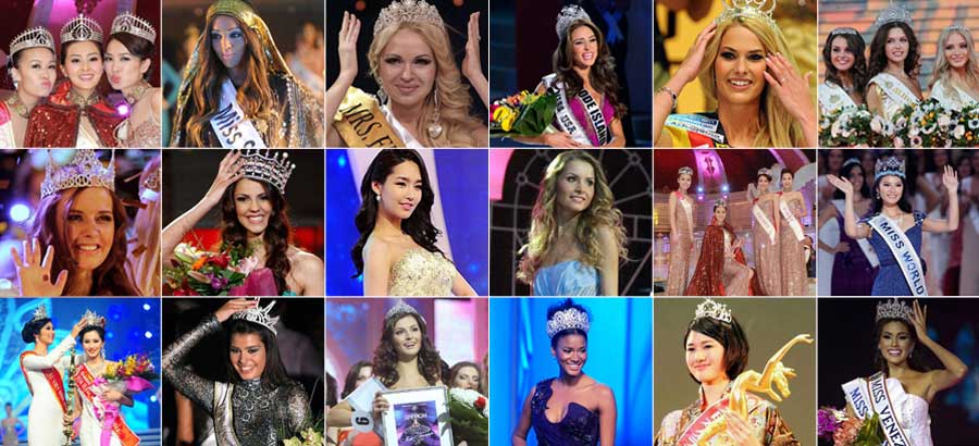 Итоги 2012: Конкурсы красоты в разных странах мира