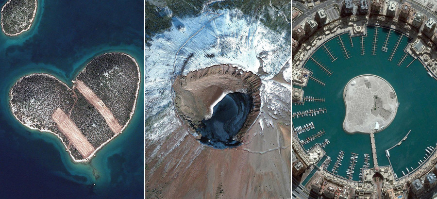 Лучшие спутниковые фотографии в 2013 году