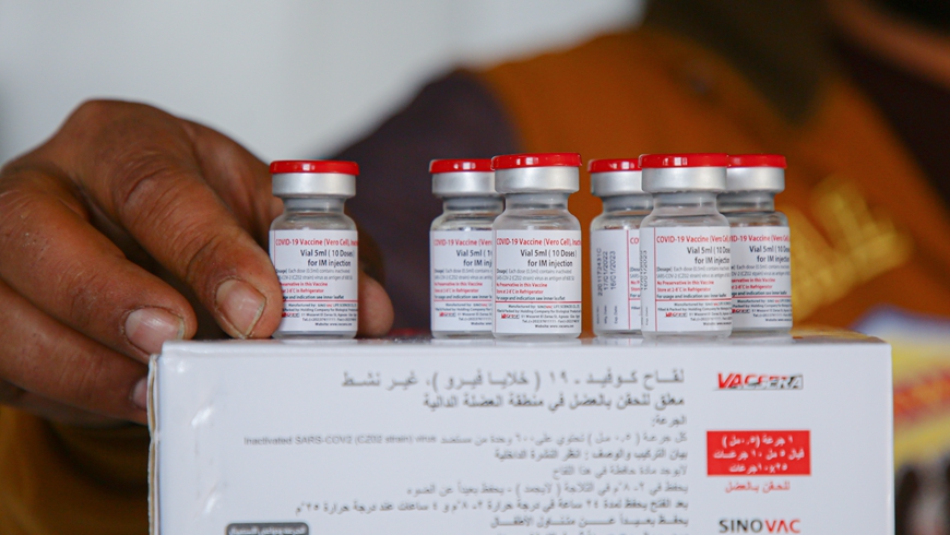 Китай и Египет пожертвовали Палестине 500 тысяч доз вакцин против COVID-19
