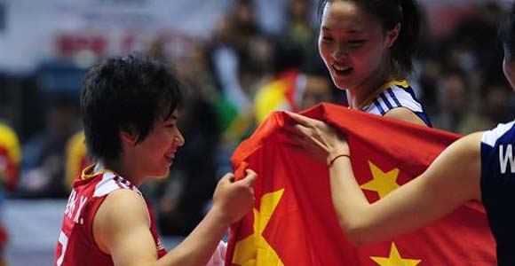 Китайская команда заняла третье место на Кубке мира по волейболу среди женских команд-2011 и получила право на участие в Лондонской Олимпиаде 2012 года