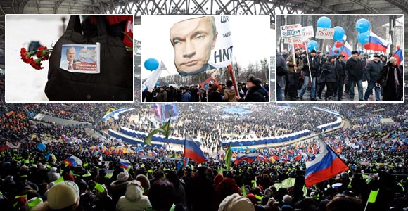 В Москве прошли массовые митинги и акции