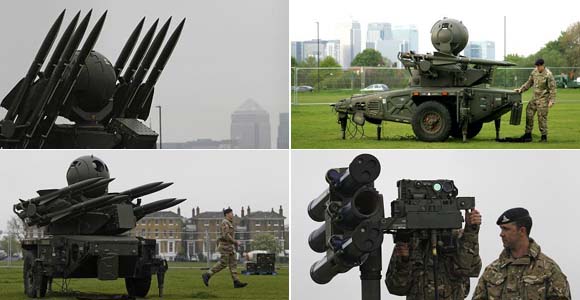 Великобритания разместит ПВО для защиты Олимпиады