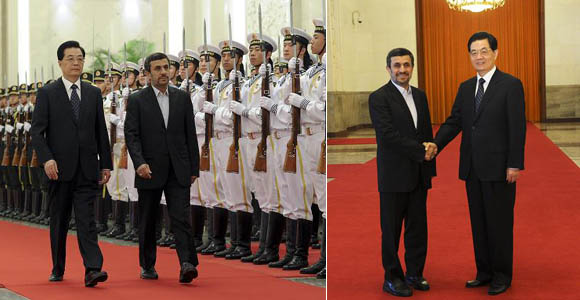 Ху Цзиньтао провел переговоры с президентом Ирана Махмудом Ахмадинежадом -- краткая версия