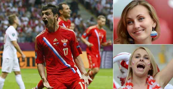 Сборная Польши сыграла вничью с россиянами на Евро-2012