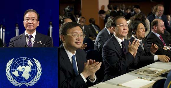 На конференции ООН по устойчивому развитию "Рио+20" Вэнь Цзябао выступил за необходимость устойчивого развития всего человечества