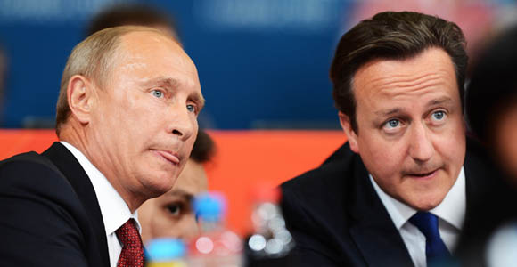 Олимпиада-2012: В. Путин и Д. Кэмерон наблюдают за олимпийским турниром по дзюдо