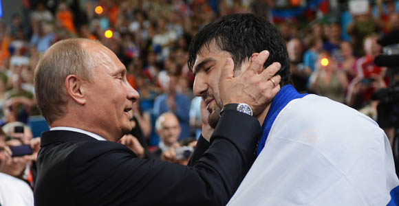 Олимпиада-2012: Владимир Путин поздравил Тагира Хабулаева, ставшего чемпионом Игр-2012 по дзюдо