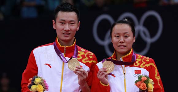 Китайский дуэт в смешанном разряде по бадминтону стал чемпионом Олимпиады-2012