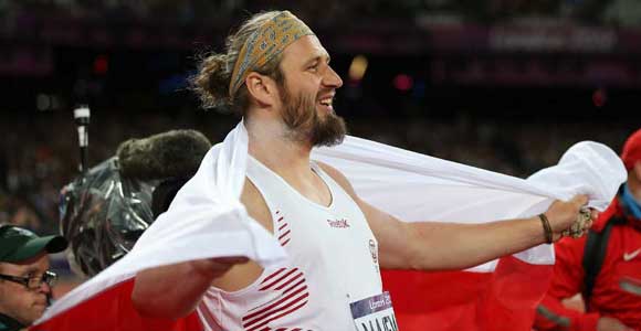 Польский атлет Томаш Маевский стал олимпийским чемпионом в толкании ядра