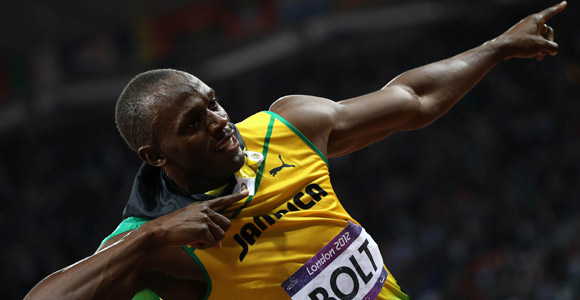 Ямаец У. Болт завоевал "золото" Олимпиады в Лондоне в беге на 100 м