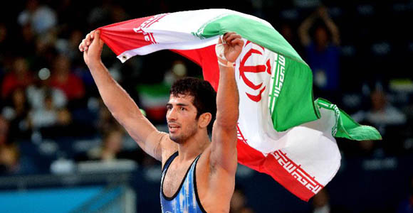 Иранский борец Омид Хаджи Норузи завоевал "золото" в греко-римской борьбе в весовой категории до 60 кг