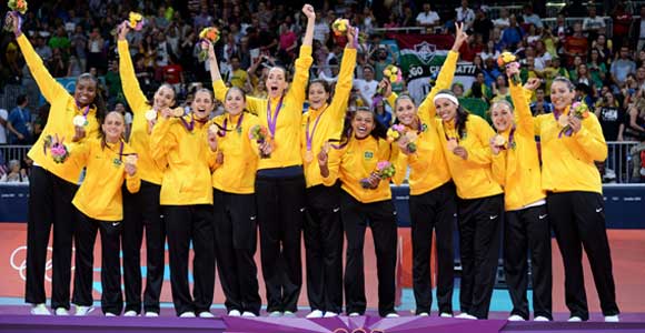 Женская сборная Бразилии по волейболу выиграла "золото" на Олимпиаде в Лондоне
