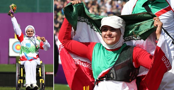 /Паралимпиада-2012/ Захра Немати из Ирана стала чемпионкой в стрельбе из классического лука (W1/W2)