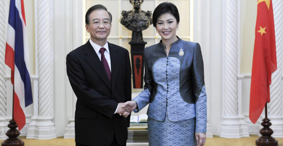 Переговоры Вэнь Цзябао с премьер-министром Таиланда
